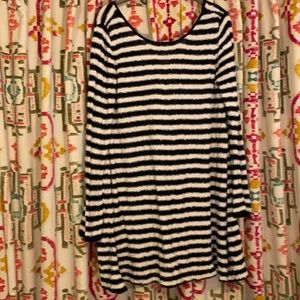 Free People striped sweater tunic
